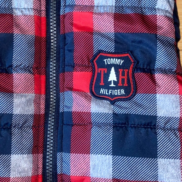 Tommy Hilfiger Vest Plaid Toddler 3T Puffer - Picture 4 of 10
